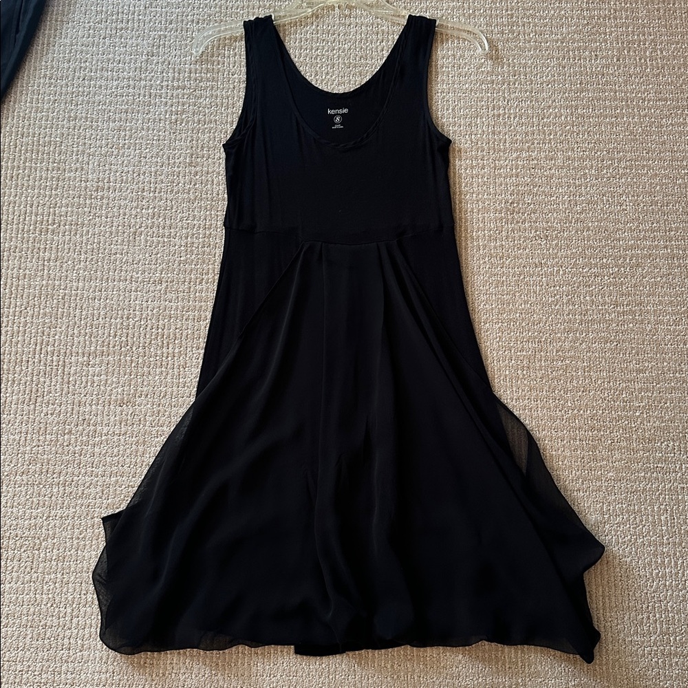 Kensie Elegant Black Sleeveless Dress